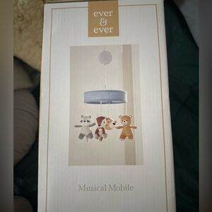 Ever & Ever Musical Mobile with Plush Animals